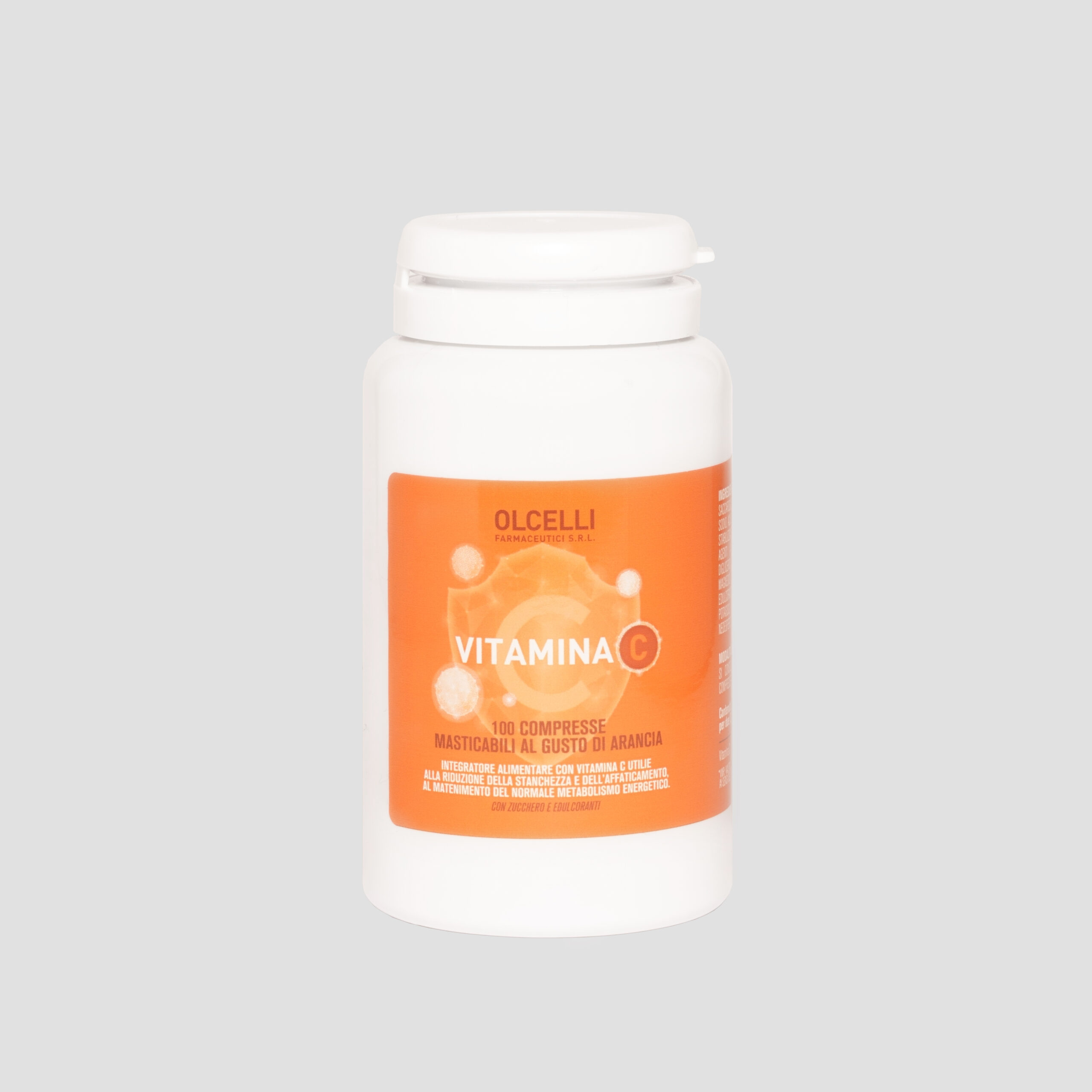 Vitamin C 500 mg orange flavor - Jar 100 tablets