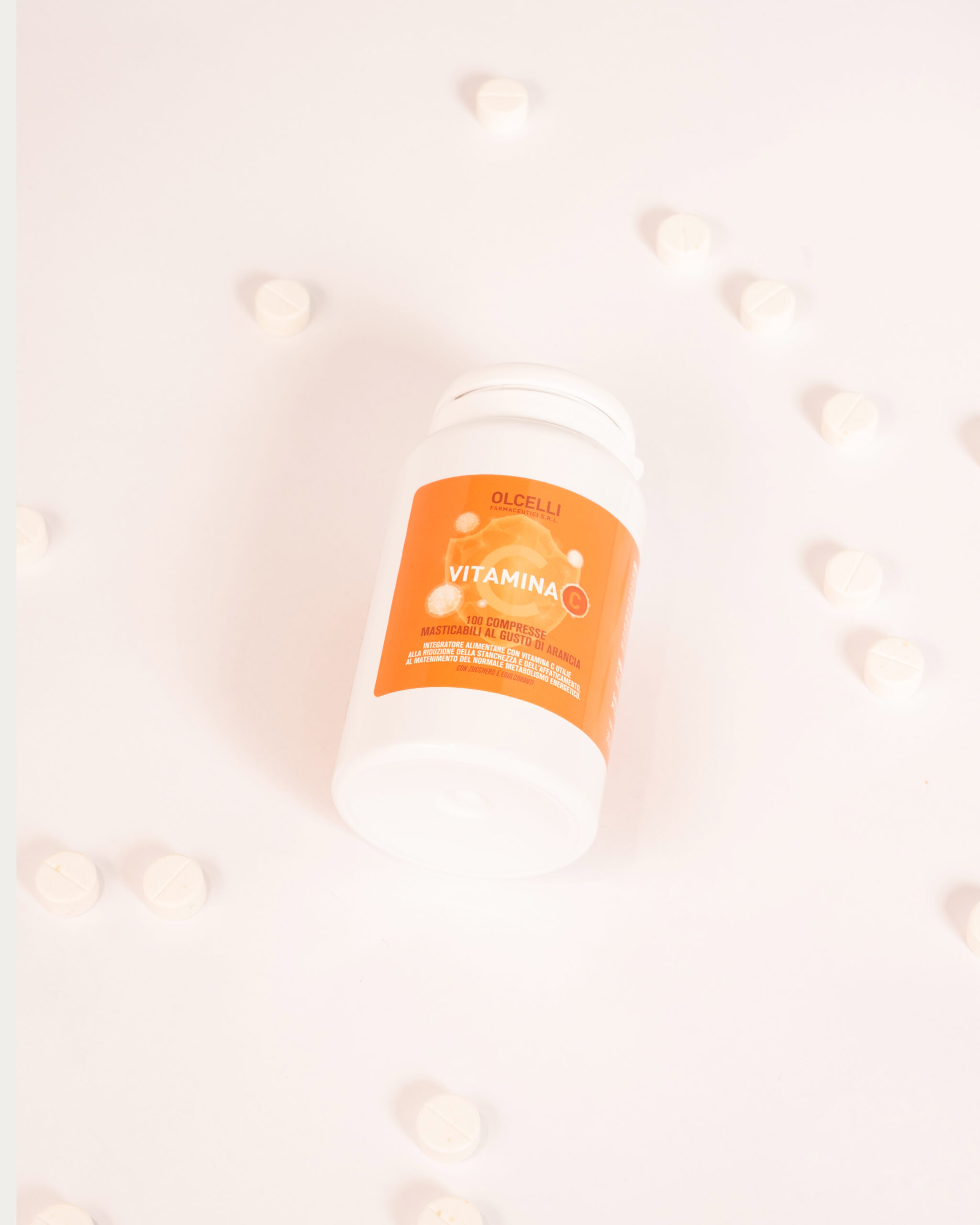 Vitamin C 500 mg orange flavor - Jar 100 tablets